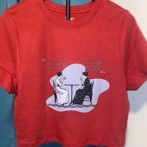 NWT!! GO FISH FOR F*CKS crop tee